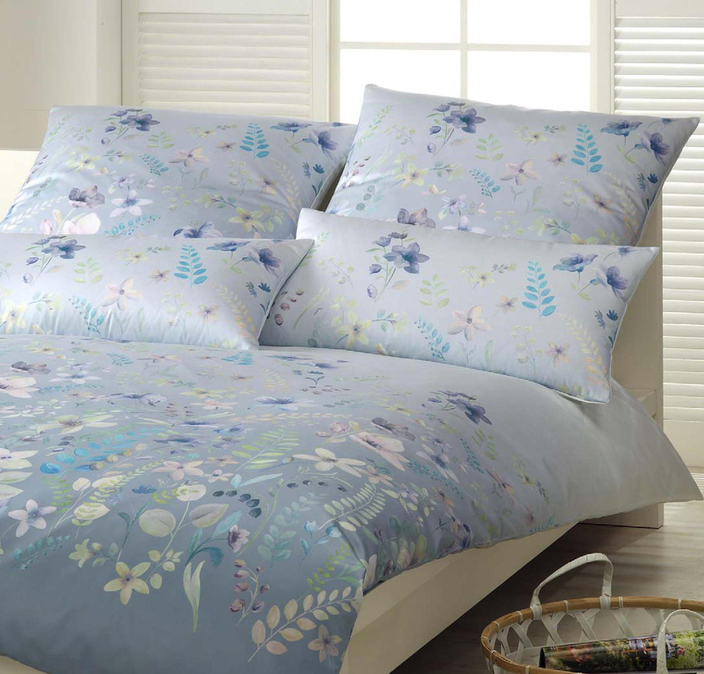 Наволочка 70x70 Elegante Pavillon синяя