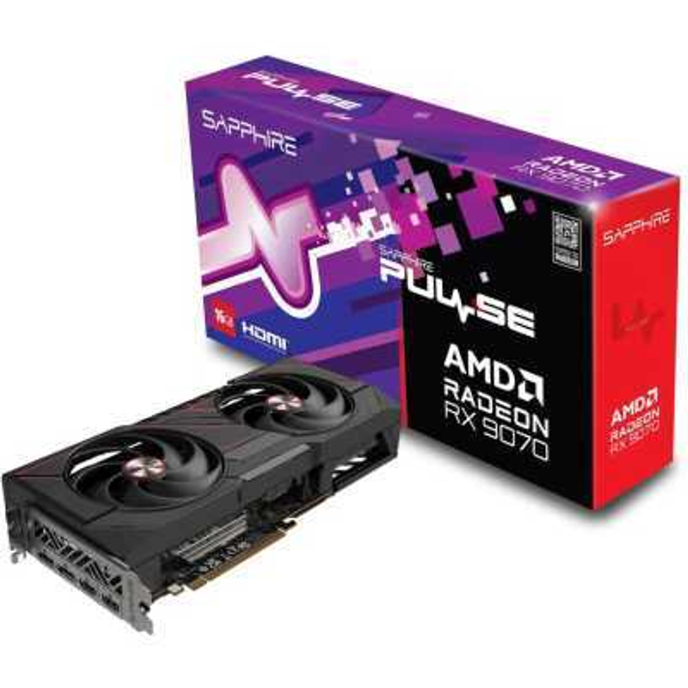 Видеокарта Sapphire AMD Radeon RX 9070 Pulse Gaming 16Gb 11349-03-20G