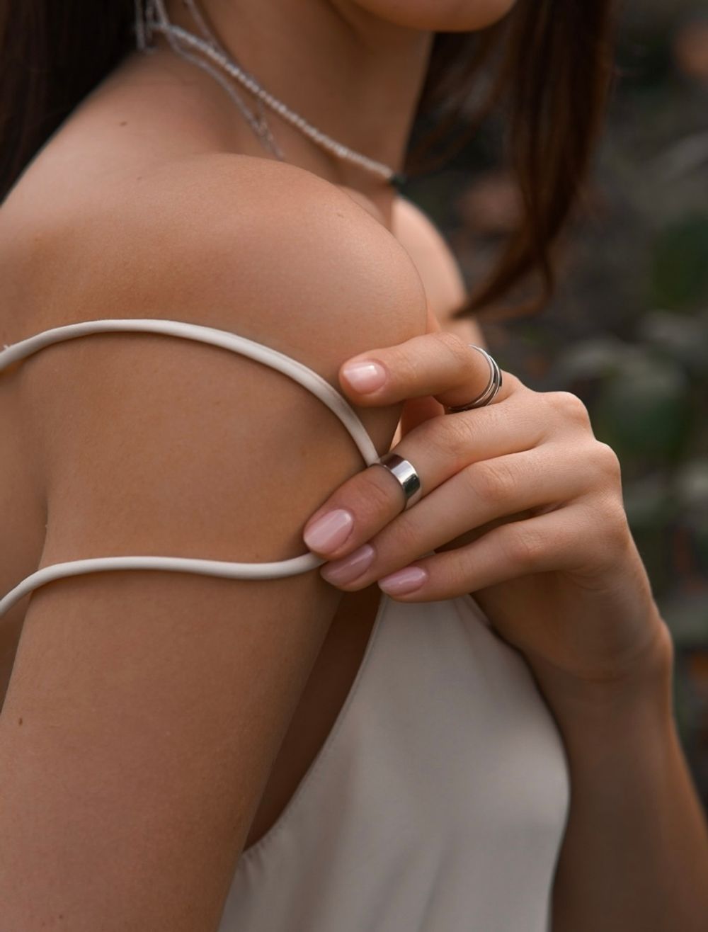 Кольцо широкое на верхнюю фалангу