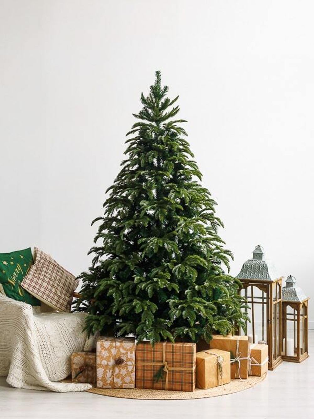 Ель искусственная «ОНТАРИО» (Литая+пвх) высота от 1,5 до 2.4 м