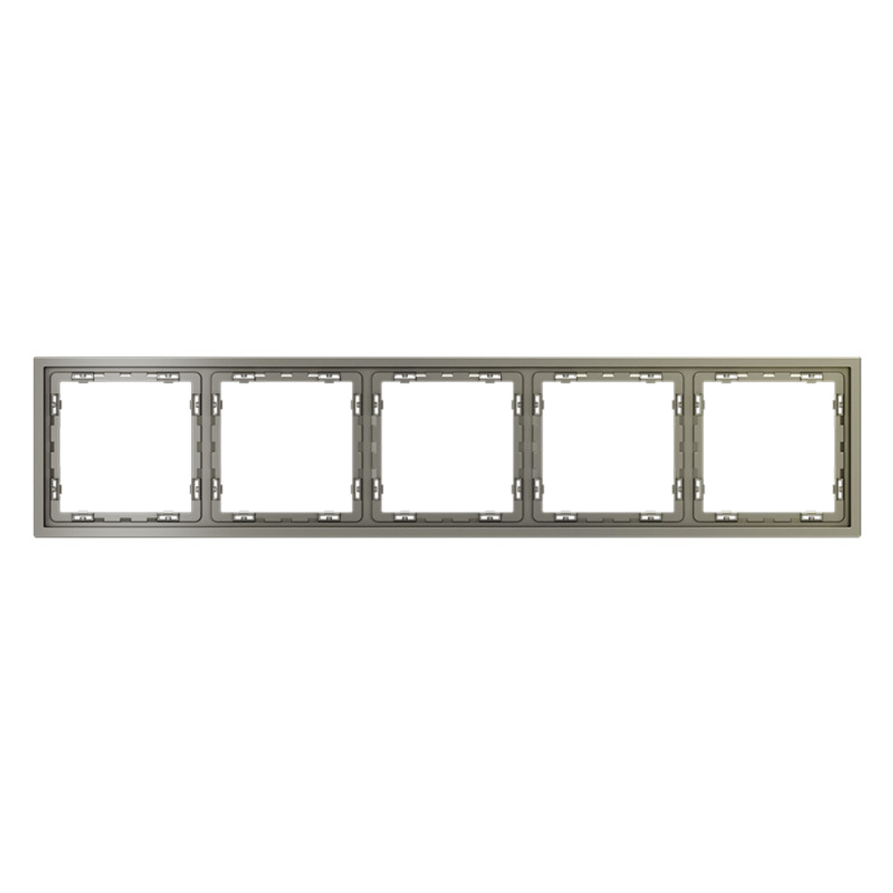 Рамка пластиковая VOLTUM S70 на 5 постов, (шелк)