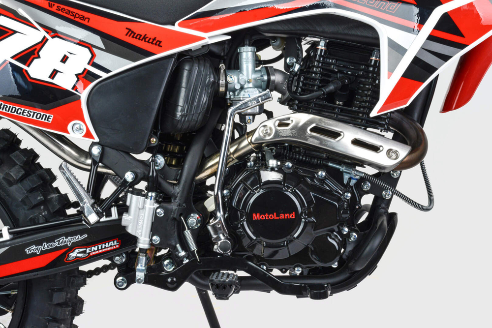 Мотоцикл Кросс Motoland XR300 LITE (175FMM) с ПТС красный