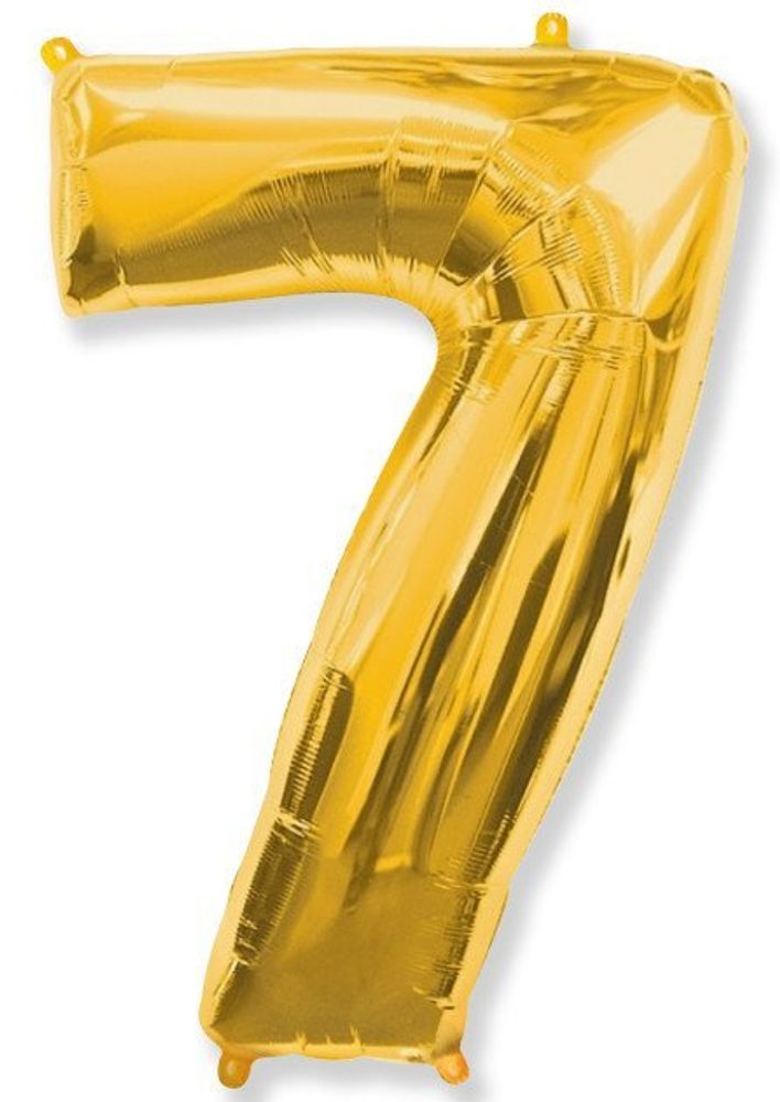 Цифра "7" золото
