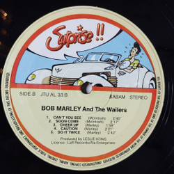 Винтажная виниловая пластинка LP Bob Marley And The Wailers (Бельгия 1980) Soul Captives