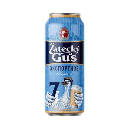 Пиво Zatecky Gus 7 0,45 л ж/б