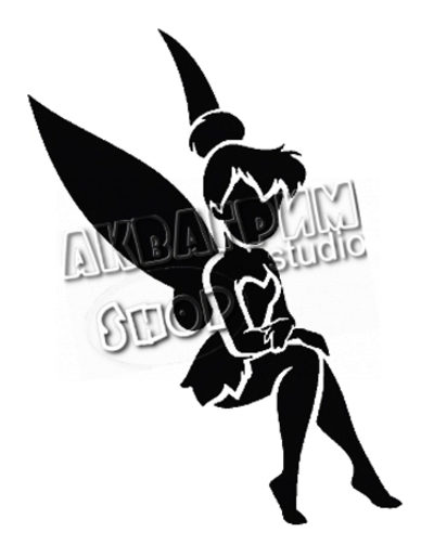 Трафарет для блеск тату Фея Динь-динь