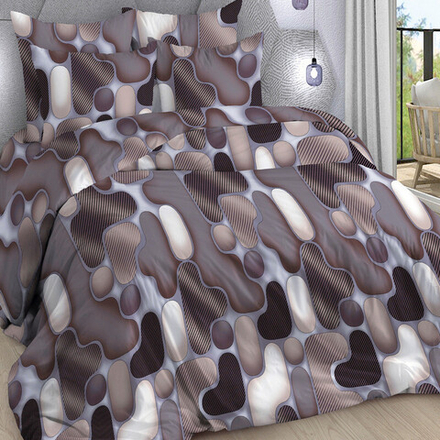 Комплект постельного белья "ВЛ. ТЕТРИС", бязь Премиум, 100% хлопок, Россия.