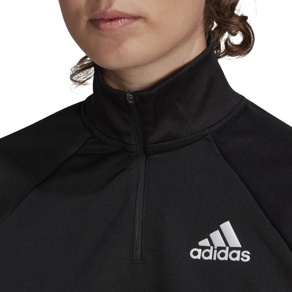 Женская теннисная футболка   Adidas Melbourne Match Shrug - black/white