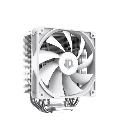 ID-COOLING SE-214-XT ARGB WHITE LGA1700/1200/115X/AM4 (16шт/кор, TDP 180W, PWM, 4 тепл.трубки прямого контакта, FAN 120mm, Addressable RGB LED, белый) RET