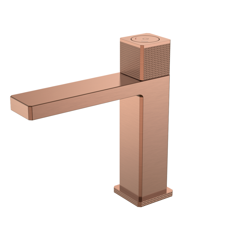 Смеситель автоматический для раковины QUAD Copper Brushed