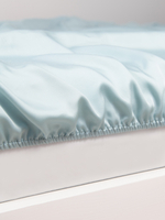 PLACIDITY Простыня натяжная сатин бирюзовый