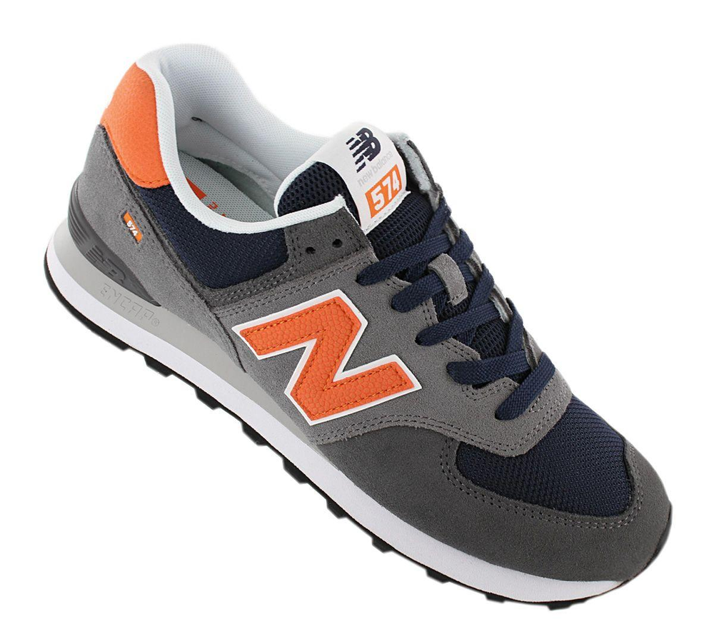 ML574EAF Кроссовки New Balance 574 Grey/Orange Male