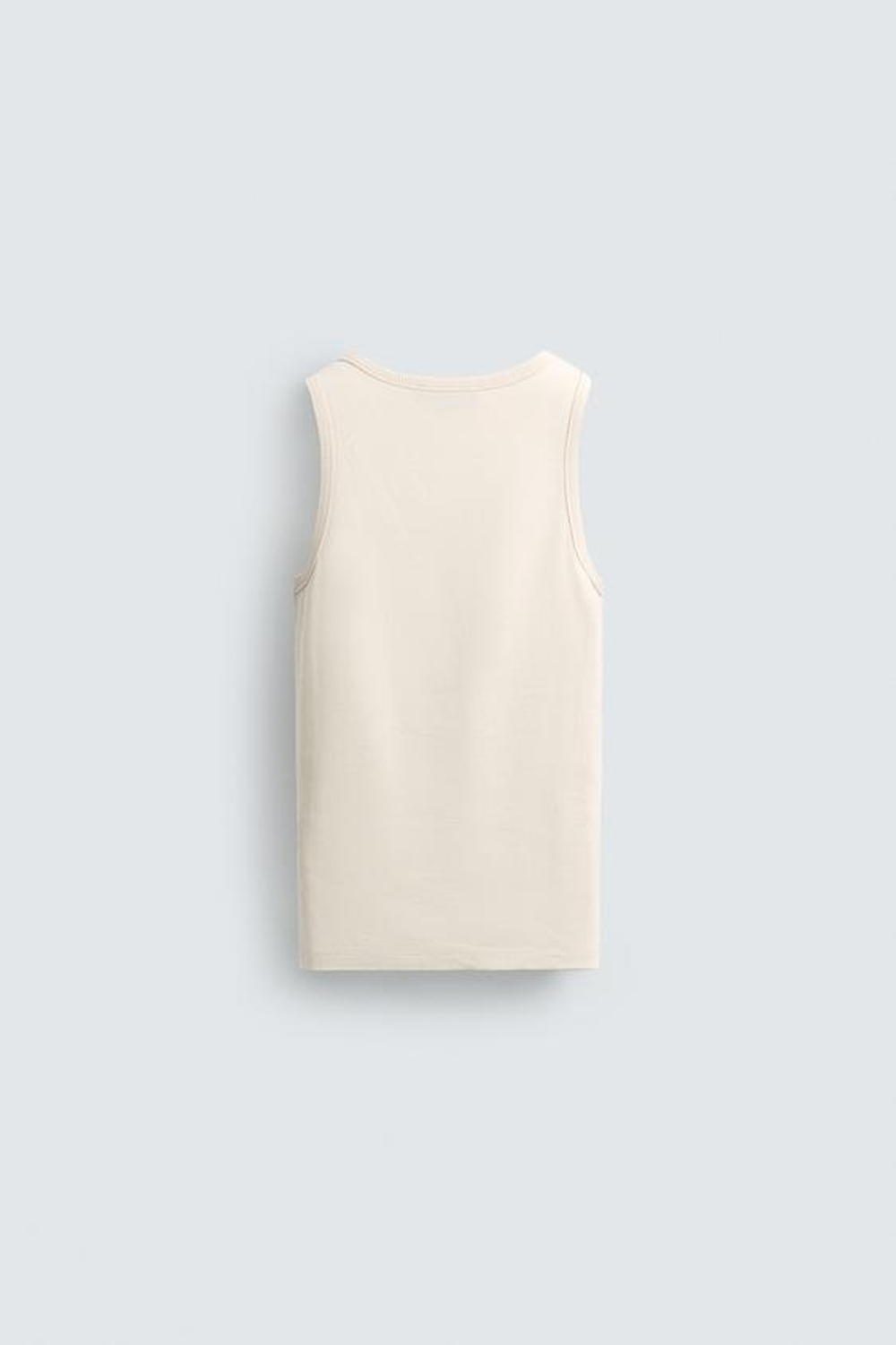 ZARA Х AARON LEVINE МАЙКА В ПОЛОСКУ ЖАККАРД, ЭКРЮ