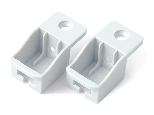 SBH40/W Держатель рейлинга для SB08 (пластик), цвет белый