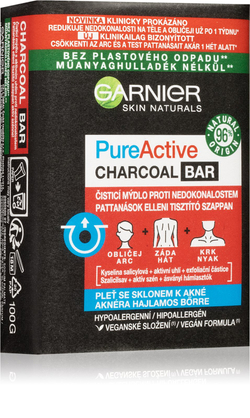Garnier Pure Active Charcoal - очищающее мыло /   100  g  / GTIN 3600542405751