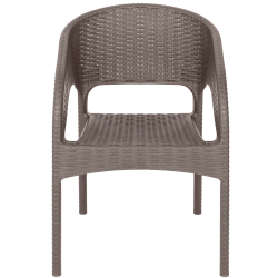 Набор садовой мебели RATTAN стол круглый + 2 кресла, Цвет: Грэй (Серо-бежевый).