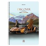 Тетрадь А4, 80 л., BRAUBERG, гребень, клетка, обложка картон, Discover, 404050, 4шт