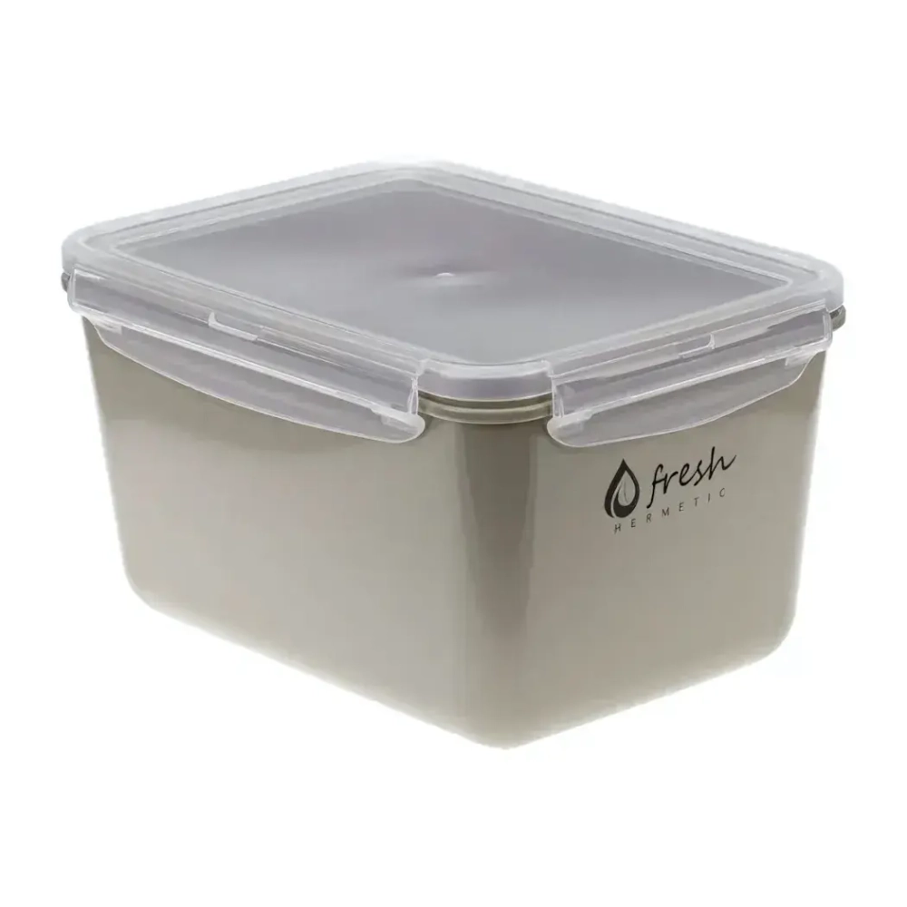 Емкость для продуктов ФРЕШ герметичная 2,3л капучино 210*155*115 мм
