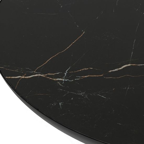 Кофейный стол Floss диаметр 75 черный