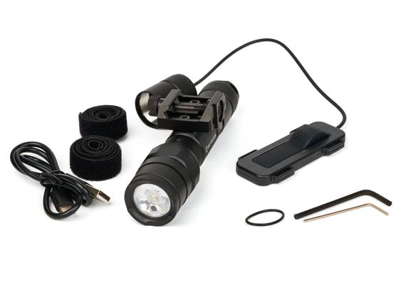 Фонарь подствольный Skywoods Hunter Pro 650 люмен, выносная кнопка, ЛЦУ