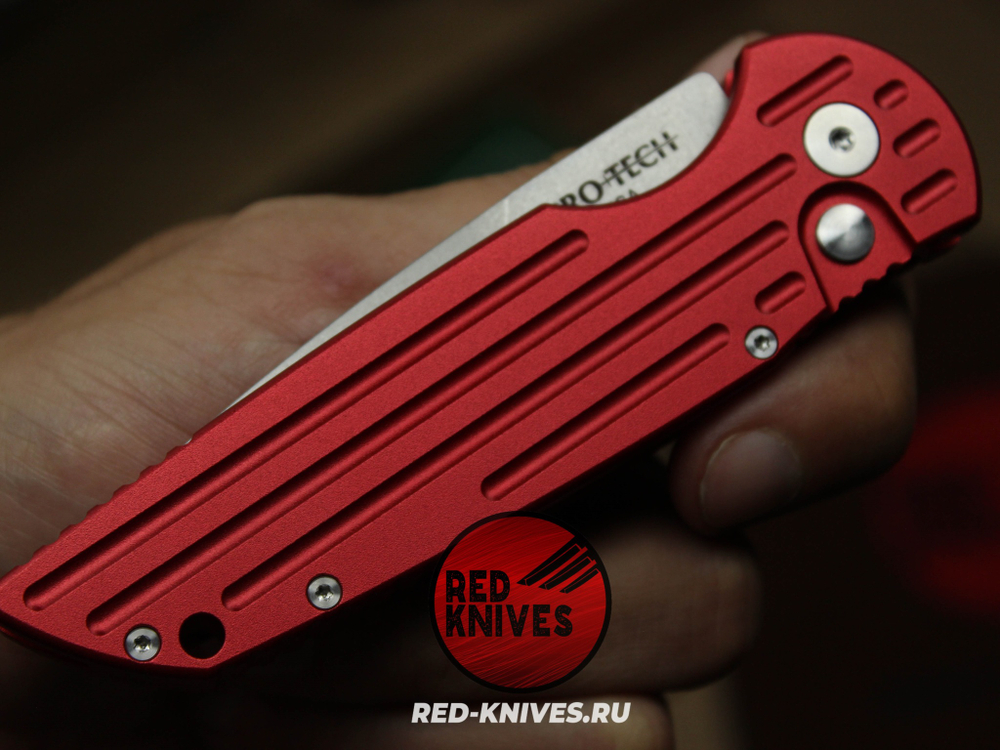 Нож Pro-Tech TR-4.3 - красная рукоять RK/Н112