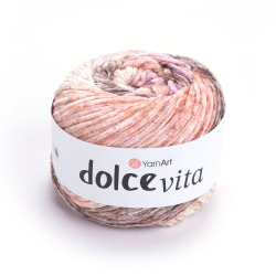 Дольче Вита (Dolce Vita) пряжа YarnArt 100%микрополиэстер 3х150г/260м (3404)