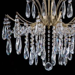 Citilux Селена CL302163 Люстра хрустальная Бронза