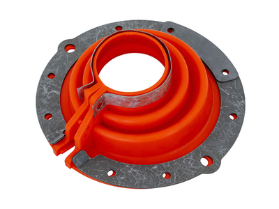 Пыльник поворотного кулака нов.обр. УАЗ с мостами Тимкен, Спайсер, Гибридный (2 шт.) красный