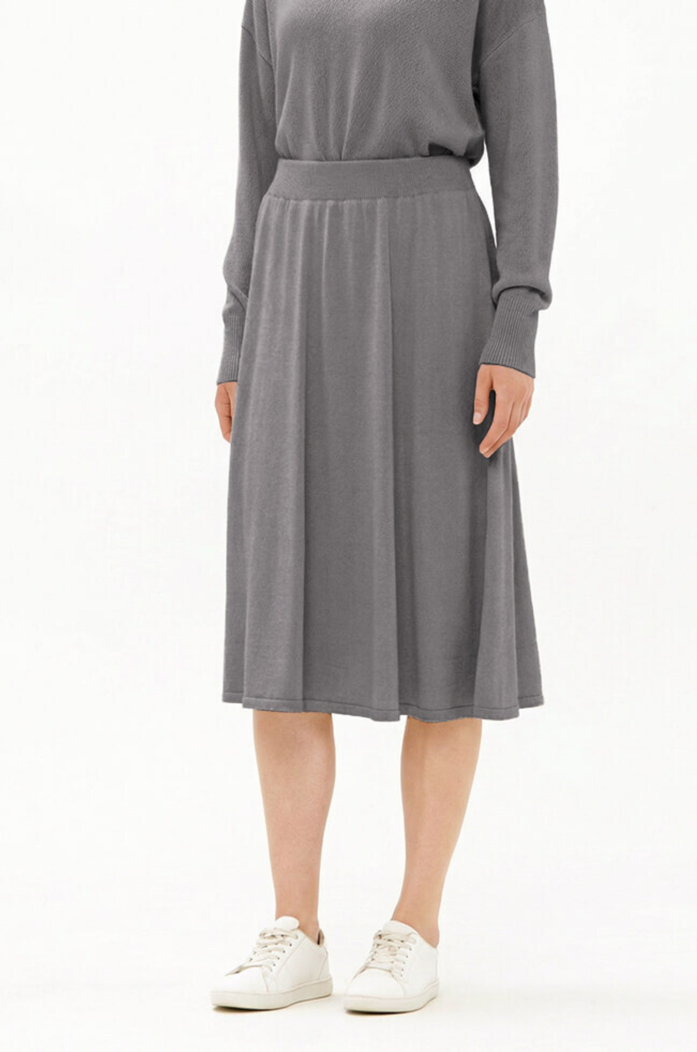 4914 Юбка женская (серый)