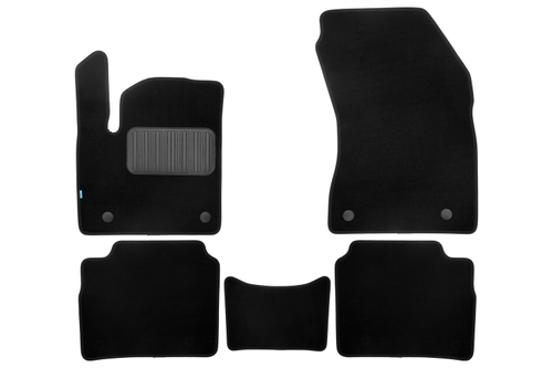 Коврики в салон для NISSAN X-Trail 2023- 5D, 5шт (текстиль) KLEVER0503606722110KH
