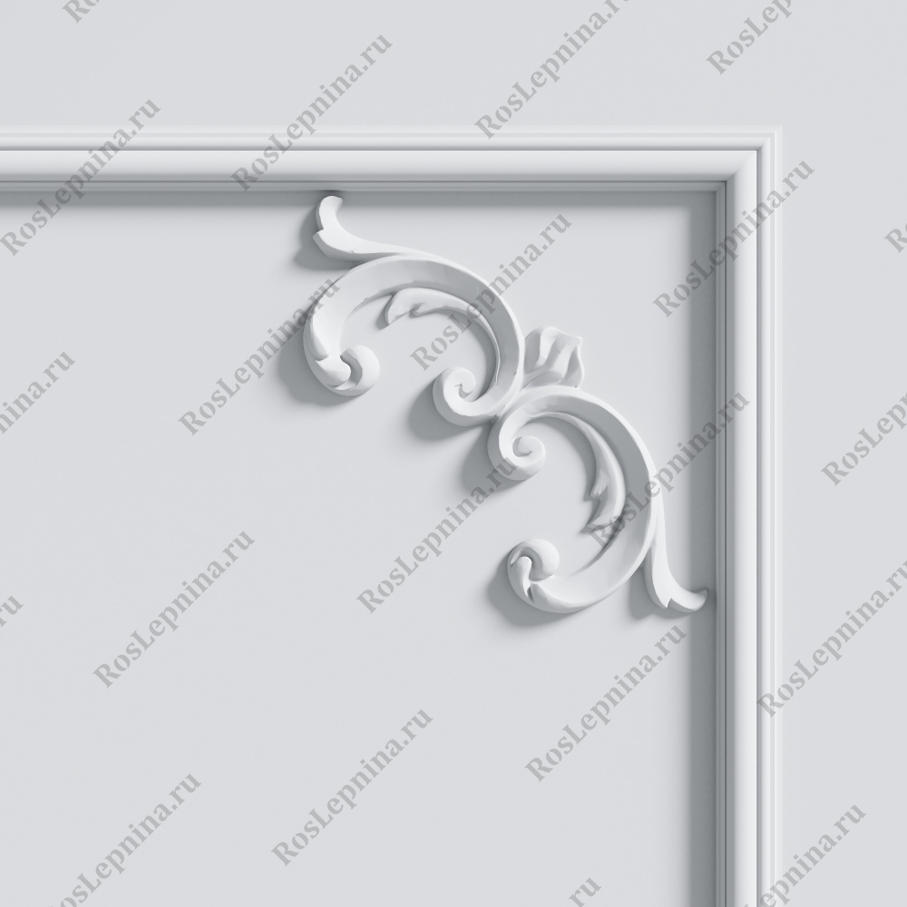 Угол с орнаментом Roslepnina UR-7033D