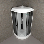 Душевая Кабина Грэй-Вайт 90*90 А