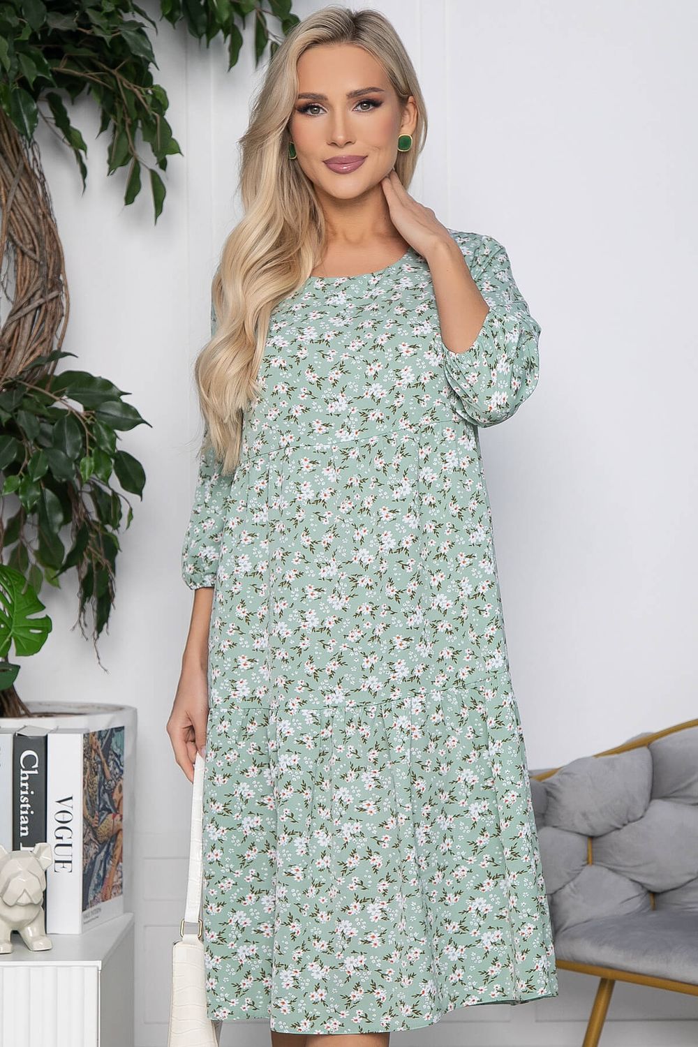 Платье Инара (зеленое) П10603 LT Collection