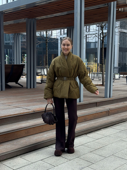 Пуховик Орли олива