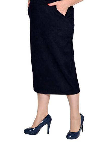 Юбка-миди из микровельвета Стейси