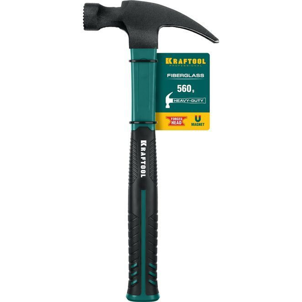 Молоток / гвоздодёр строительный 560 г. KRAFTOOL