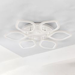 Citilux Ромби Смарт CL236A160E RGB Умная люстра Белая