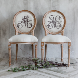 Стул Объект мечты Монограмма буквы K