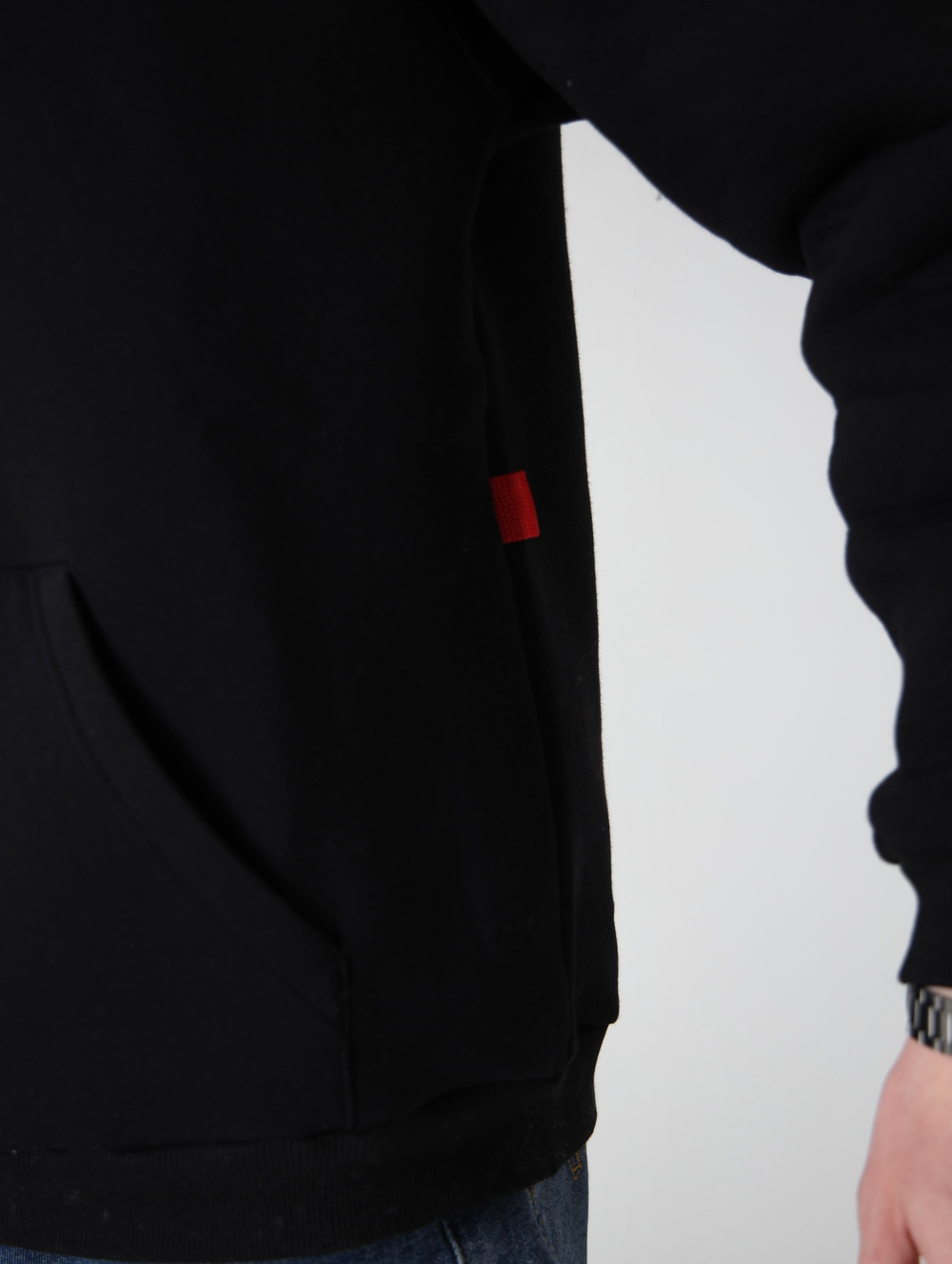 Купить худи мужское черное провинция