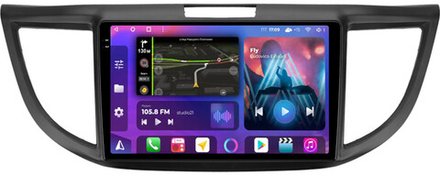 Магнитола для Honda CR-V 2012-2018 (рамка под 9") - FarCar XXL7073-9M QLED+2K, Android 12, ТОП процессор, 8Гб+256Гб, CarPlay, 4G SIM-слот