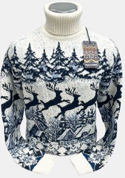 Pulltonic из шерсти и кашемира "Сказка 2" Размеры 50-54