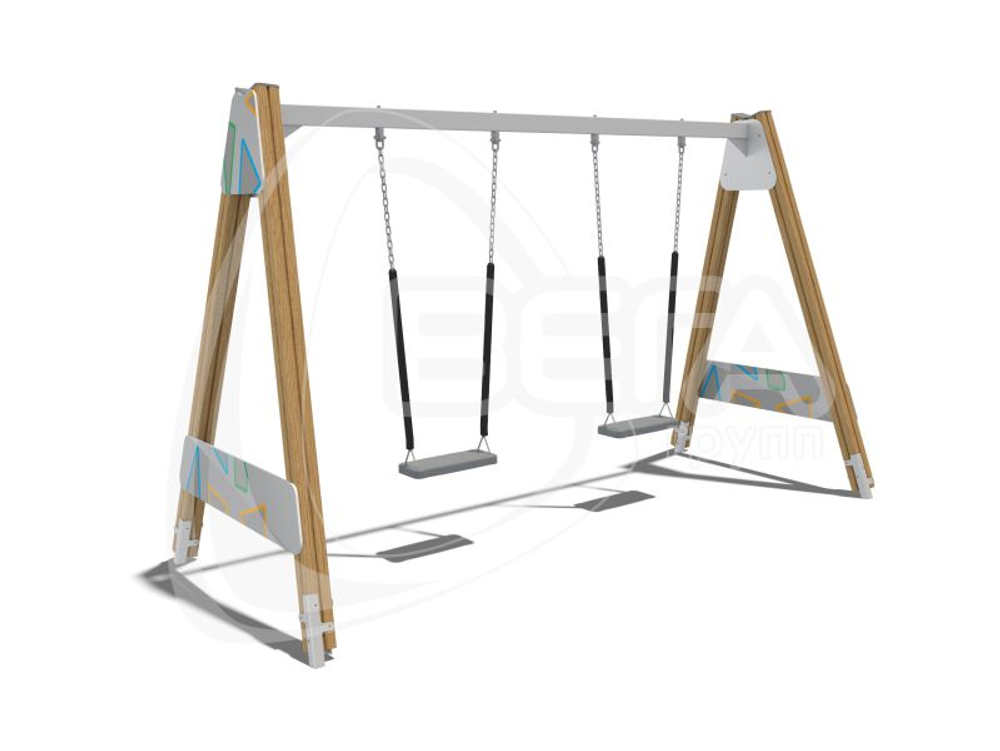 Качели двухсекционные Открытие КЧ110.00.1