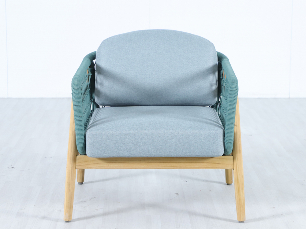 Комплект деревянной лаунж-мебели на 5 персон Tagliamento Cambria, натуральный, мальмо