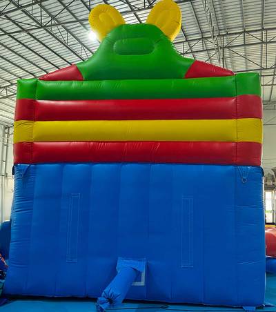 Надувная водная горка с бассейном «Аквамонстро мини» 4*4*4 м