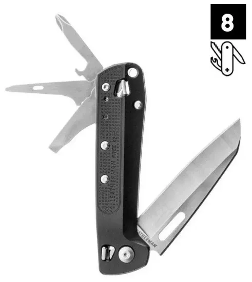 Мультитул Leatherman Free K2 (832658) 8 функций Черный