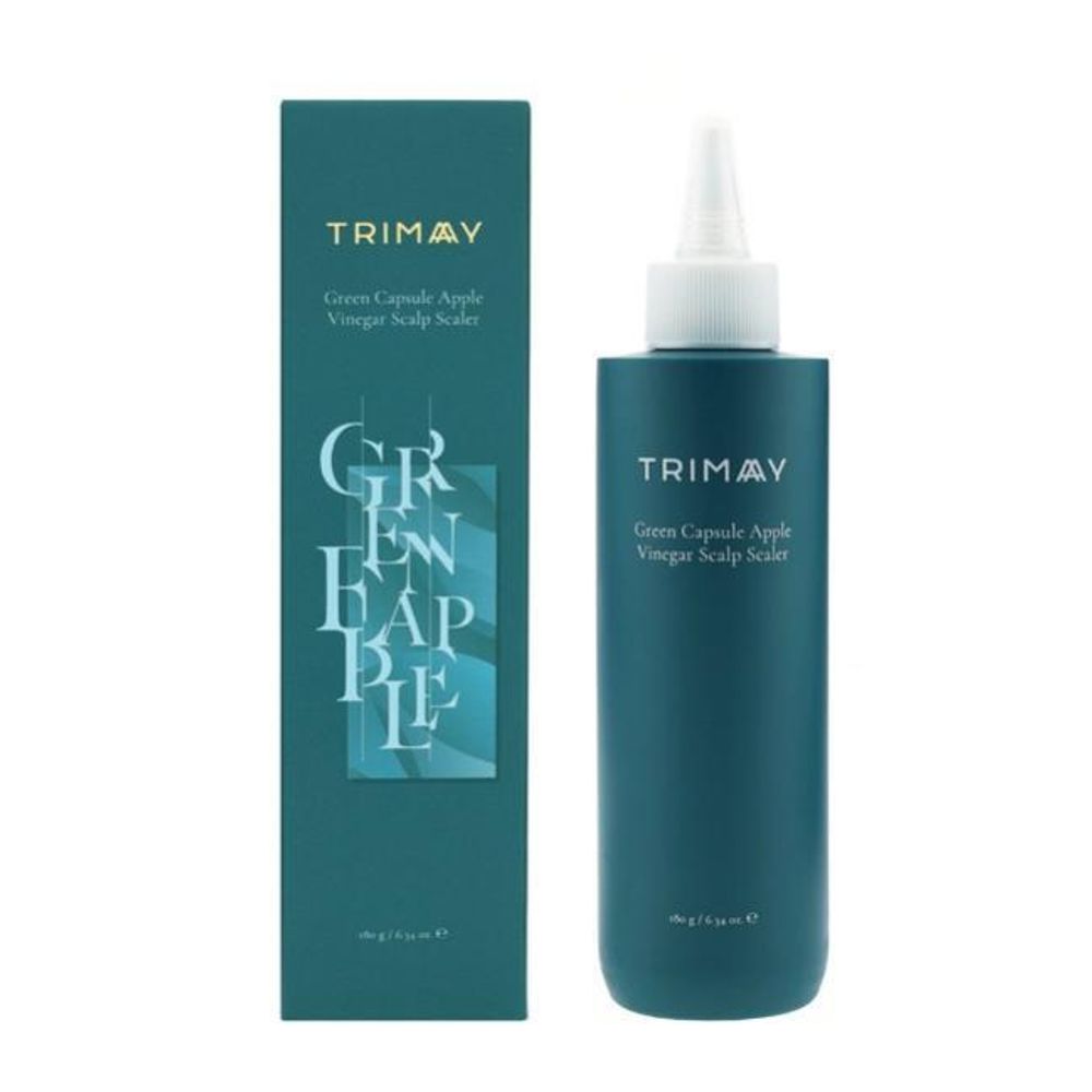 Trimay Green Capsule Apple Vinegar Scalp Scaler пилинг для кожи головы с яблочным уксусом и растительными экстрактами