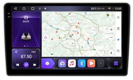 Магнитола для Dodge RAM 5 2018-2023+ - Carmedia SF-9265 QLed+2K, Android 12, TS10, CarPlay, 4G SIM-слот
