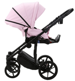 Детская коляска Adamex Zico Deluxe 2 в 1 Z-SA16 РОЗОВ. ЗЕФИР КОЖА