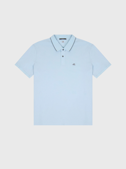 Поло C.P. Company Stretch Piquet Line Soft Blue
