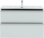 Тумба с раковиной Aquanet Вита 330474 100 белый матовый